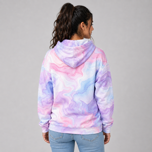 Sweat à capuche sublimé pour femme, tissu durable, respirant, coupe confortable, vêtement décontracté, sweat à capuche personnalisé pour femme de haute qualité - Product Image 5