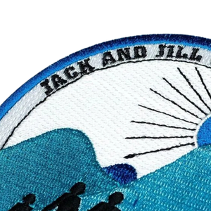 Patch brodé bleu de 4 pouces, à coudre ou à repasser, pour chapeaux, sacs à dos, uniformes, vêtements, emblème décoratif - Product Image 2