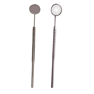 Miroirs de qualité supérieure pour dentistes, instruments dentaires manuels en acier au carbone, certifiés CE, classe I, pour la pratique de la chirurgie buccale. - Product Image 1