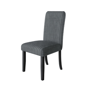 Grey Corduroy Contemporary Vietnam Dining Chair OEM Home Furniture for Dining Home Office Use Solid Hardwood Legs <b>Foam</b> <b>Cushion</b> - Product Image 3