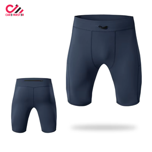 Pantalones Cortos de Compresión Deportivos Personalizados para Hombre, Pantalones Cortos Ajustados para Gimnasio y Fisicoculturismo con Bolsillos para Venta en Línea - Product Image 4