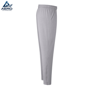 Pantalones Casuales de Cintura Elástica Grises para Hombre, Pantalones Deportivos Transpirables de Peso Medio de Poliéster Tejido, Pantalones Deportivos de la Mejor Calidad - Product Image 3