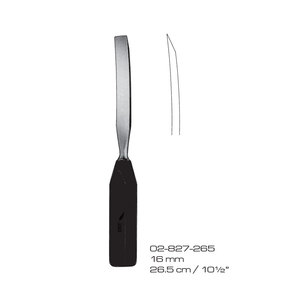 Osteótomo Quirúrgico de 26.5cm/10 Pulgadas, Cincel Óseo Ortopédico con Hoja de 16mm, Acero Inoxidable, Instrumento Manual Reutilizable, Certificado CE - Product Image 1