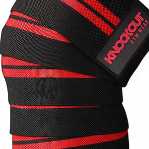 Bandes de compression élastiques robustes pour genoux, soutien pour la musculation, les squats, les soulevés de terre, l'haltérophilie, équipement de gym, entraînement, soutien des genoux - Product Image 6