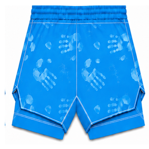 Ensemble de maillot de bain bleu ciel et blanc, débardeur sans manches dos nageur avec short assorti, léger, séchage rapide, maillot de bain de performance pour l'entraînement - Product Image 6