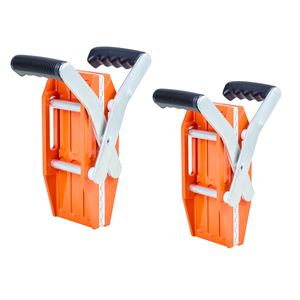 Set di 2 Morsetti per Trasporto Lastre in Pietra, Capacità di Carico 660 Libbre, Sollevatori per Pannelli in Granito, Attrezzi di Sollevamento con Costruzione in Gomma - Product Image 1