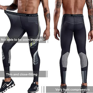 Comfortable Slim Fit Top Trendy Breathable Lightweight Sports Wear Best Supplier <b>Men</b> Professional Compression <b>Base</b> <b>Layer</b> Pant - Product Image 5