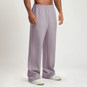 Wholesale Workout Apparel Premium Quality Cheap Price Low MOQ Gym Training Sweatpants & Hoodie Straight Leg Joggers for Workout - Product Image 4