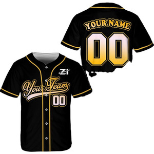 Maillot de baseball pour joueurs adultes, imprimé, personnalisable, à manches courtes, respirant, léger, anti-humidité, protection UV, grande taille - Product Image 6