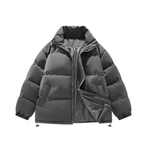 Veste d'hiver personnalisée en duvet, provenant d'une usine de vêtements en duvet pour la vente en gros, destinée aux détaillants de vêtements d'extérieur. - Product Image 5