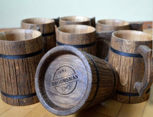 Tazas de madera para pedidos al por mayor, diseños personalizados directos de fábrica - Product Image 2