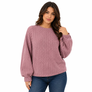Luxury <b>Chenille</b> Apparel Patch Oversized <b>Jumper</b> Loose Cotton Sparkly Rhinestone Embroidery Logo Ribbed Sweater <b>Women's</b> Supplier - Product Image 4
