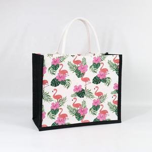 Sac messager personnalisé en toile de jute pour l'école, le bureau ou les cadeaux promotionnels - Product Image 5