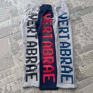 Six Trend Sports Clothing Manufacturer - Logo personnalisé pour pantalons de survêtement évasés streetwear unisexes, pantalons de jogging 100% coton - Product Image 3