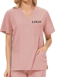 OEM Custom Hospital Uniforms Nurse Beauty Dental Salon Work <b>Clothes</b> Custom LOGO Uniform Medical <b>Scrubs</b> Jogger Unisex Sets - Product Image 1