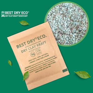 BEST DRY ECO 66g Natural Bentonite Clay Desiccant PAC 100% Purity Moisture Absorber Mold Preventer Paper Chemicals Chemical - Product Image 5