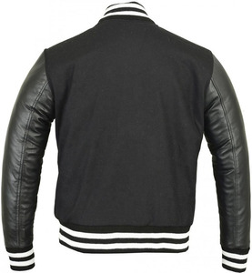 Men Casual Plain Varsity <b>Jacket</b> Solid Plain Sports Men Clothing Varsity <b>Jacket</b> Wholesale Fashion Custom Unisex Baseball <b>Jacket</b> - Product Image 2
