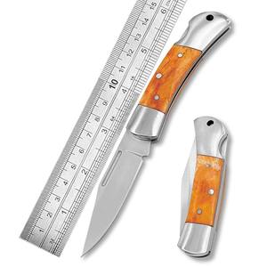 Cuchillo Plegable Hecho a Mano de Acero Inoxidable Alemán con Mango de Hueso, Personalizable OEM, Cuchillo para Acampar al Aire Libre - Product Image 5