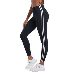 Elastic Waist Women’s Yoga Leggings Scrunch Butt Lift Workout <b>Tummy</b> <b>Control</b> Running Pants Solid Pattern - Product Image 6