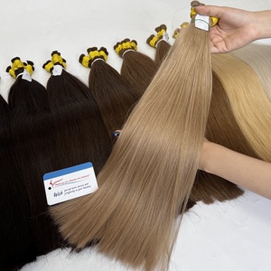 Luxury Virgin Vietnamese Straight Bulk Hair <b>Extensions</b> Double Drawn Soft Hair Thick Ends <b>Braiding</b> High Quality Human Hair - Product Image 2