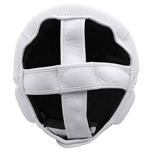 Protège-tête de combat modulaire réglable le plus vendu, en PVC et cuir respirants, avec aérations, pour adultes, couleur unie - Product Image 6