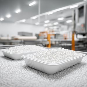 Résine composite thermoformable PBAT PLA de qualité alimentaire, biodégradable, haute rigidité pour contenants et plateaux alimentaires - Product Image 2