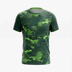เสื้อยืดโพลีเอสเตอร์ 100% สำหรับผู้ชาย สั่งทำได้ตามต้องการ ระบายอากาศได้ดี เหมาะสำหรับเล่นกีฬา ซับเหงื่อ แห้งไว ใช้สำหรับวิ่งและฝึกซ้อม เสื้อกีฬา - Product Image 4