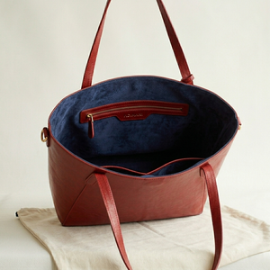 Sac fourre-tout en cuir premium pour femme, 15 pouces, sac à main minimaliste, vente en gros, fournisseur OEM, logo personnalisé - Product Image 2