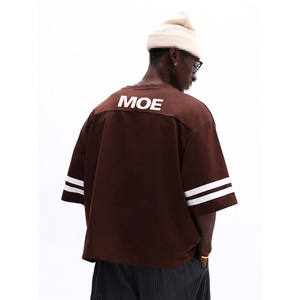 Jersey de Fútbol Americano con Cuello en V y Logotipo Personalizado, Estilo Urbano, Uniforme de Equipo, Fabricación al por Mayor OEM - Product Image 3