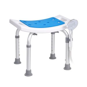 Chaise de douche légère à hauteur réglable, tabouret antidérapant pour baignoire et douche, siège pour personnes âgées - Product Image 4