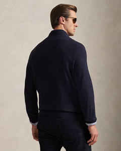 Cardigan tendance pour homme en coton et élasthanne, respirant, parfait pour le quotidien, style urbain moderne, coupe confortable, vente en gros - Product Image 4