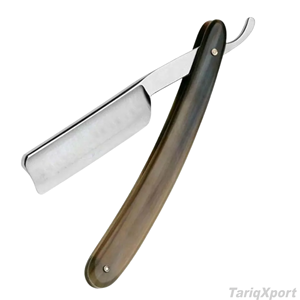 New Professional Disposable Straight <b>Razor</b> with Stainless Steel <b>Blade</b> and Wood Handle for Face & Body Use - Product Image 5