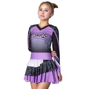 Nouveaux uniformes de cheerleading personnalisés pour femmes 2026 – Nouveau style, logo personnalisé, 100 % polyester, confortables - Product Image 1