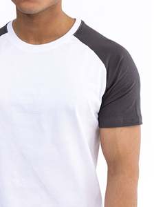 T-shirts décontractés pour hommes personnalisables, manches courtes, motif uni, 180 grammes, coton, logo sur le devant, respirant, séchage rapide - Product Image 5