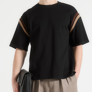 Camiseta de Verano Unisex de Moda con Bordado y Artesanía Elaborada, 230g, 100% Algodón Puro Peinado Compacto Siro Spun, Tejido de Punto, Corte Oversize - Product Image 4