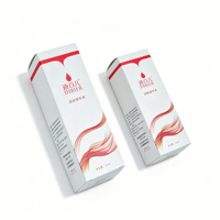 Boîte d'emballage en carton blanc haut de gamme OEM pour crème pour le visage, produits de beauté, emballage cosmétique personnalisable