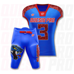 Uniforme de football américain de haute qualité, couleur personnalisée, 100% polyester, uniforme de football américain, vêtements de sport d'équipe - Product Image 5