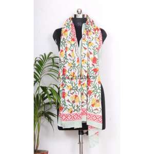 Wholesale <b>Large</b> Cotton Digital Print Floral Sarong Pareo Beach Bikini Cover up Wrap <b>Scarf</b> Women Summer Vacation Wear - Product Image 1