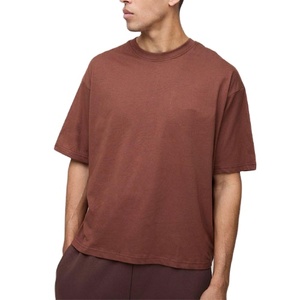 Camiseta de Hombre de Algodón 100%, Diseño Nuevo y Moderno, Talla Grande, Mangas Cortas, Ecológica, de Secado Rápido y Transpirable, Venta al Por Mayor 2026 - Product Image 1