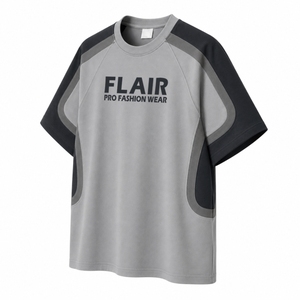 T-shirt de sport respirant pour homme, 100% coton, écologique, de qualité supérieure |   T-shirt de sport en tissu éponge à col rond et manches courtes |   T-shirt - Product Image 5
