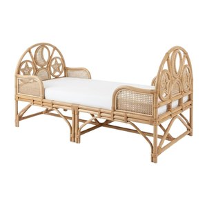Cheap Factory Price Rattan <b>Bed</b> Kids Room Children Furniture Nursery Room Wholesale High Quality Hot Sale - Product Image 1
