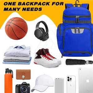 Bolsa Multifuncional para Equipo de Baloncesto con Compartimento para Balón, Almacenamiento para Zapatos y Correas Ajustables - Product Image 4