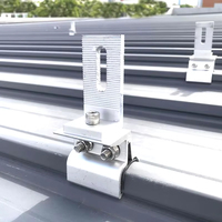 Pince de mise à la terre solaire, Kit de fixation de panneaux solaires, Pince de fixation pour panneaux solaires en promotion, Pince intermédiaire pour panneaux solaires, Clips pour panneaux solaires