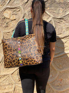 กระเป๋าสะพายผู้หญิงหนังวัวแท้ลายสัตว์สินค้ามาใหม่กระเป๋าสะพายข้างสไตล์วินเทจจุของได้เยอะ - Product Image 4