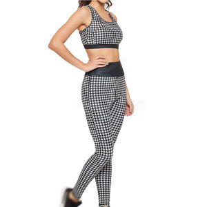 Premium Quality High Quality <b>Women</b> Yoga Set Solid Front Logo Eco-Friendly Breathable 2-Piece Customized Designs - Product Image 2