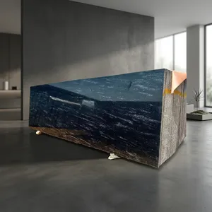 Dalles de granit brun feu de qualité supérieure, pierre naturelle, pour comptoirs de cuisine, revêtements de sol et applications intérieures de luxe - Product Image 2