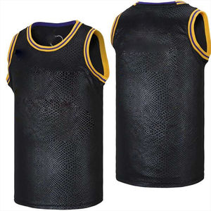 Maillot de basketball unisexe personnalisé avec logo, nouvelle collection, haute qualité, grande taille, respirant, imprimé, anti-UV, 100 % polyester, vente en gros - Product Image 2