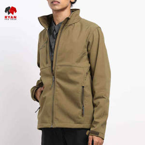 Chaqueta Softshell de Diseño Personalizado Ryan Pro Gear para Hombre, Tejido Transpirable, Cierre de Cremallera con Logotipo Personalizado, Ropa Casual - Product Image 3