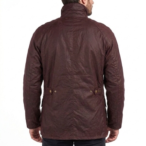 SUQAINA Men's Winter Wax Cotton <b>Jacket</b> Custom Fashion Casual Outdoor Durable Lightweight Breathable Waterproof Windproof - Product Image 2