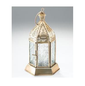 Farol marroquí de metal hecho a mano para decoración étnica del hogar, que crea una luz decorativa cálida y un encanto exótico. - Product Image 2